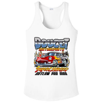 Doucet Motorsport Supercharged Outlaw Pro Mod Ladies PosiCharge Competitor Racerback Tank