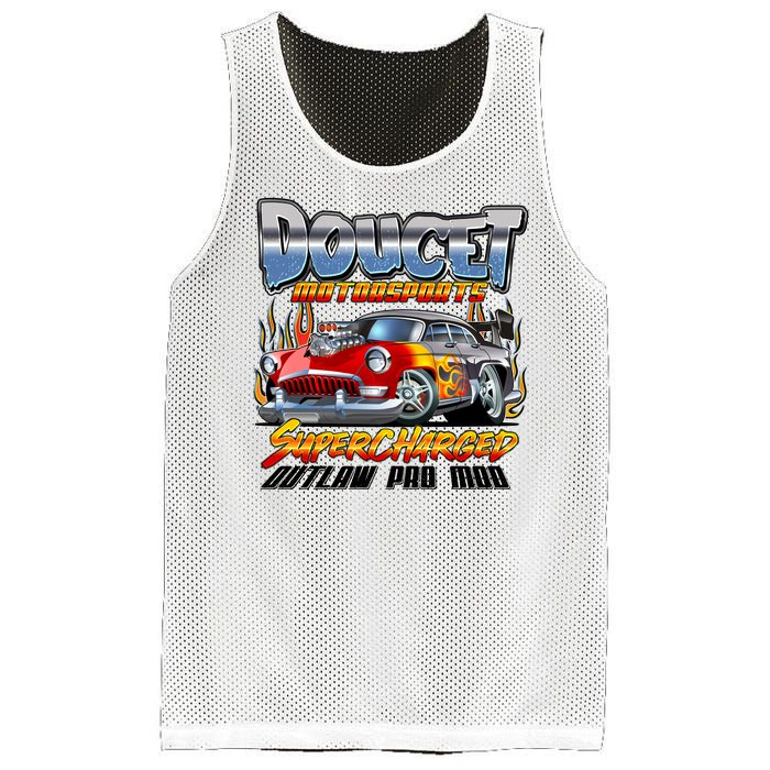 Doucet Motorsport Supercharged Outlaw Pro Mod Mesh Reversible Basketball Jersey Tank