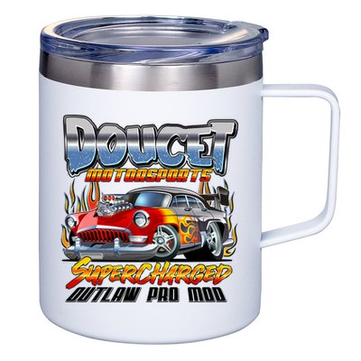 Doucet Motorsport Supercharged Outlaw Pro Mod 12oz Stainless Steel Coffee Mug