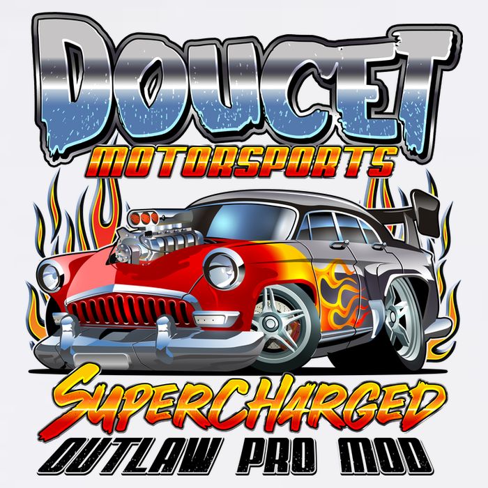 Doucet Motorsport Supercharged Outlaw Pro Mod Women's Crop Top Tee