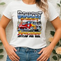 Doucet Motorsport Supercharged Outlaw Pro Mod Womens T-Shirt