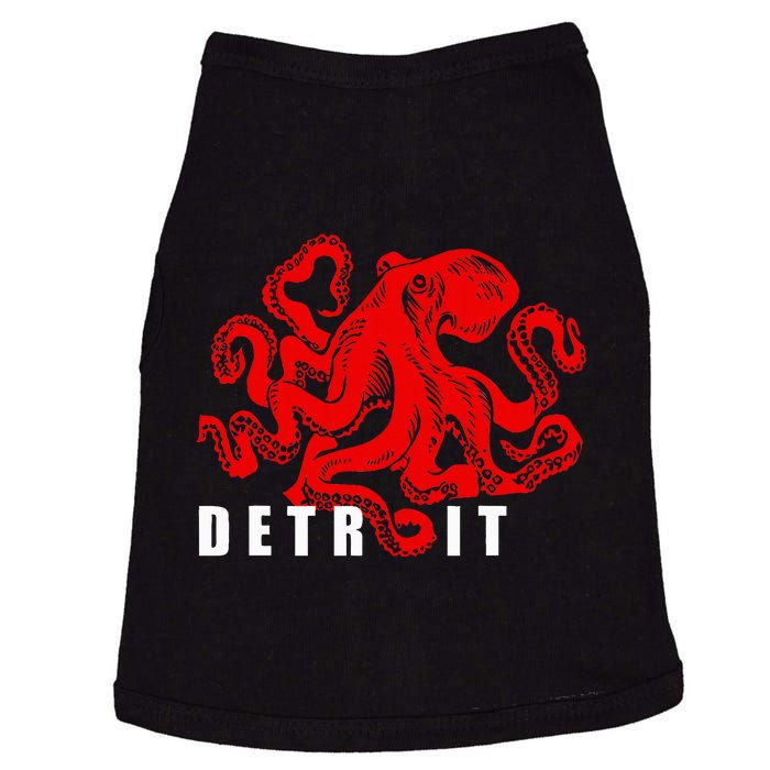 Detroit Michigan Souvenir Octopus Kraken Detroit Doggie Tank