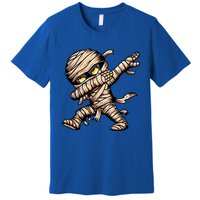 Dabbing Mummy Spooky Dab Dancing Halloween Cool Gift Premium T-Shirt