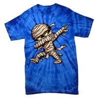 Dabbing Mummy Spooky Dab Dancing Halloween Cool Gift Tie-Dye T-Shirt