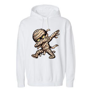 Dabbing Mummy Spooky Dab Dancing Halloween Cool Gift Garment-Dyed Fleece Hoodie