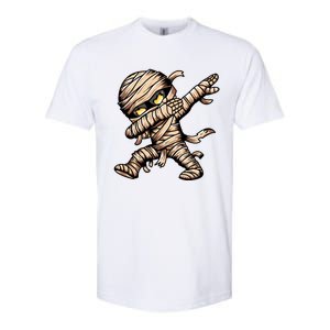 Dabbing Mummy Spooky Dab Dancing Halloween Cool Gift Softstyle CVC T-Shirt