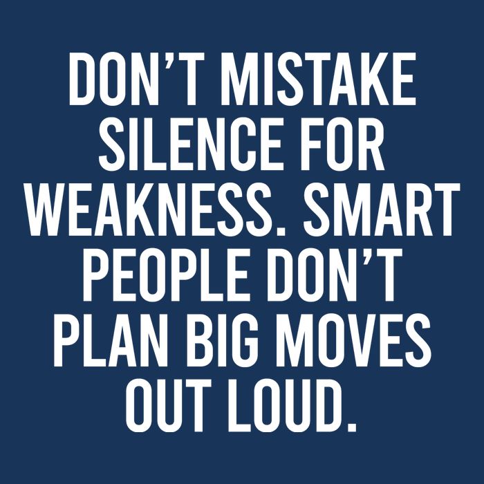 Don’t Mistake Silence For Weakness Smart People Infant Baby Jersey Bodysuit