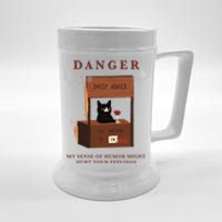 Danger My Sense Of Humor Might Hurt Your Feelings Beer Stein