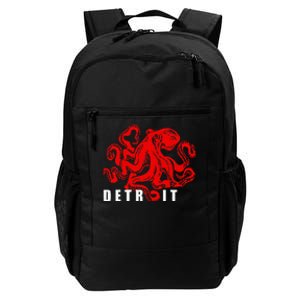 Detroit Michigan Souvenir Octopus Kraken Daily Commute Backpack