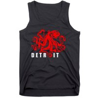 Detroit Michigan Souvenir Octopus Kraken Tank Top