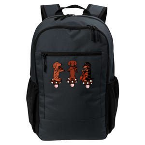 Dachshund Musicians String Trio Daily Commute Backpack