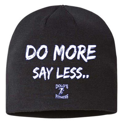 Do More Say Less Sustainable Beanie