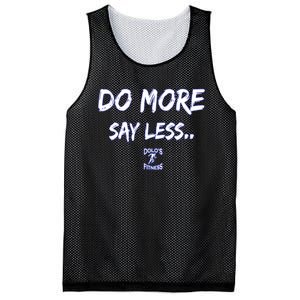 Do More Say Less Mesh Reversible Basketball Jersey Tank