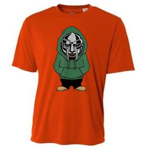 Doom Mask Super Villain All Caps Rap Cooling Performance Crew T-Shirt