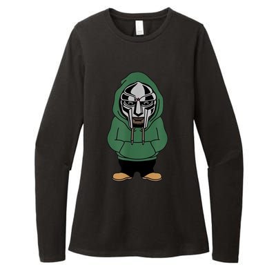 Doom Mask Super Villain All Caps Rap Womens CVC Long Sleeve Shirt