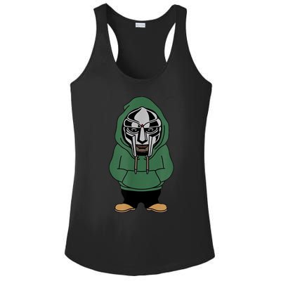 Doom Mask Super Villain All Caps Rap Ladies PosiCharge Competitor Racerback Tank