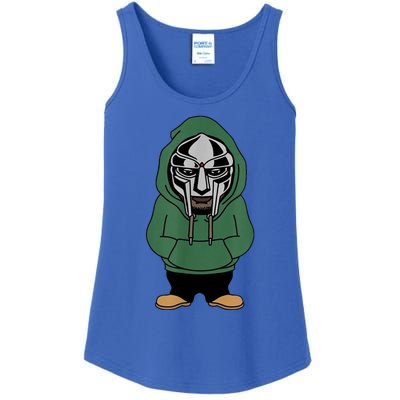 Doom Mask Super Villain All Caps Rap Ladies Essential Tank