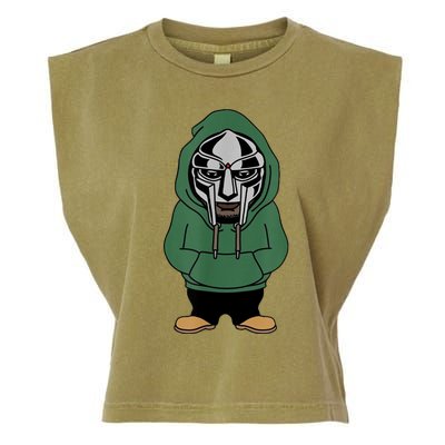 Doom Mask Super Villain All Caps Rap Garment-Dyed Women's Muscle Tee