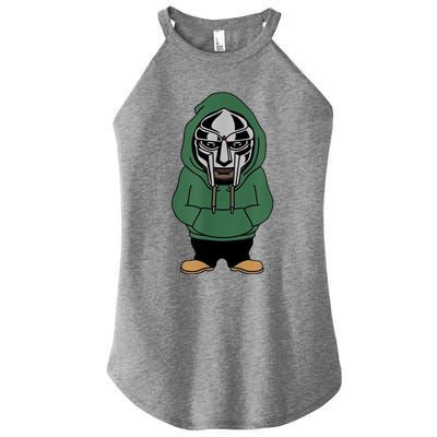 Doom Mask Super Villain All Caps Rap Women's Perfect Tri Rocker Tank