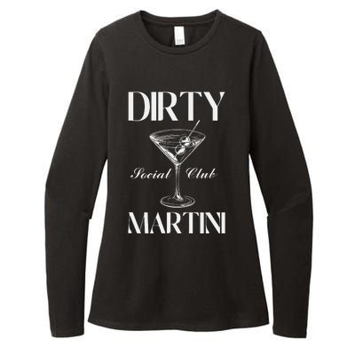 Dirty Martini Social Club Bachelorette Party Group Fun Womens CVC Long Sleeve Shirt