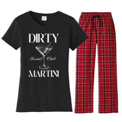 Dirty Martini Social Club Bachelorette Party Group Fun Women's Flannel Pajama Set