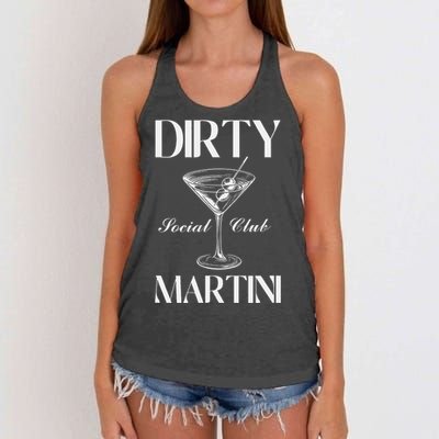 Dirty Martini Social Club Bachelorette Party Group Fun Women's Knotted Racerback Tank