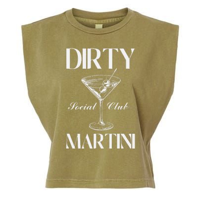 Dirty Martini Social Club Bachelorette Party Group Fun Garment-Dyed Women's Muscle Tee