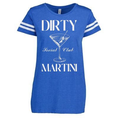 Dirty Martini Social Club Bachelorette Party Group Fun Enza Ladies Jersey Football T-Shirt