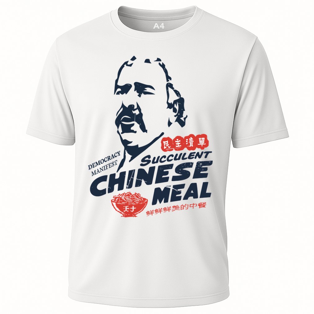 Democracy Manifest Succulent Chinese Meal Cooling Performance Crew T-Shirt