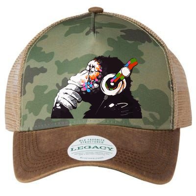 Dj Monkey Thinker Legacy Tie Dye Trucker Hat