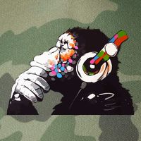 Dj Monkey Thinker Legacy Tie Dye Trucker Hat