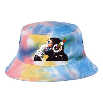 Dj Monkey Thinker Tie Dye Newport Bucket Hat