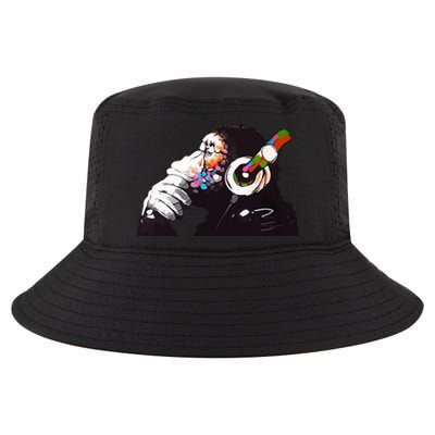 Dj Monkey Thinker Cool Comfort Performance Bucket Hat