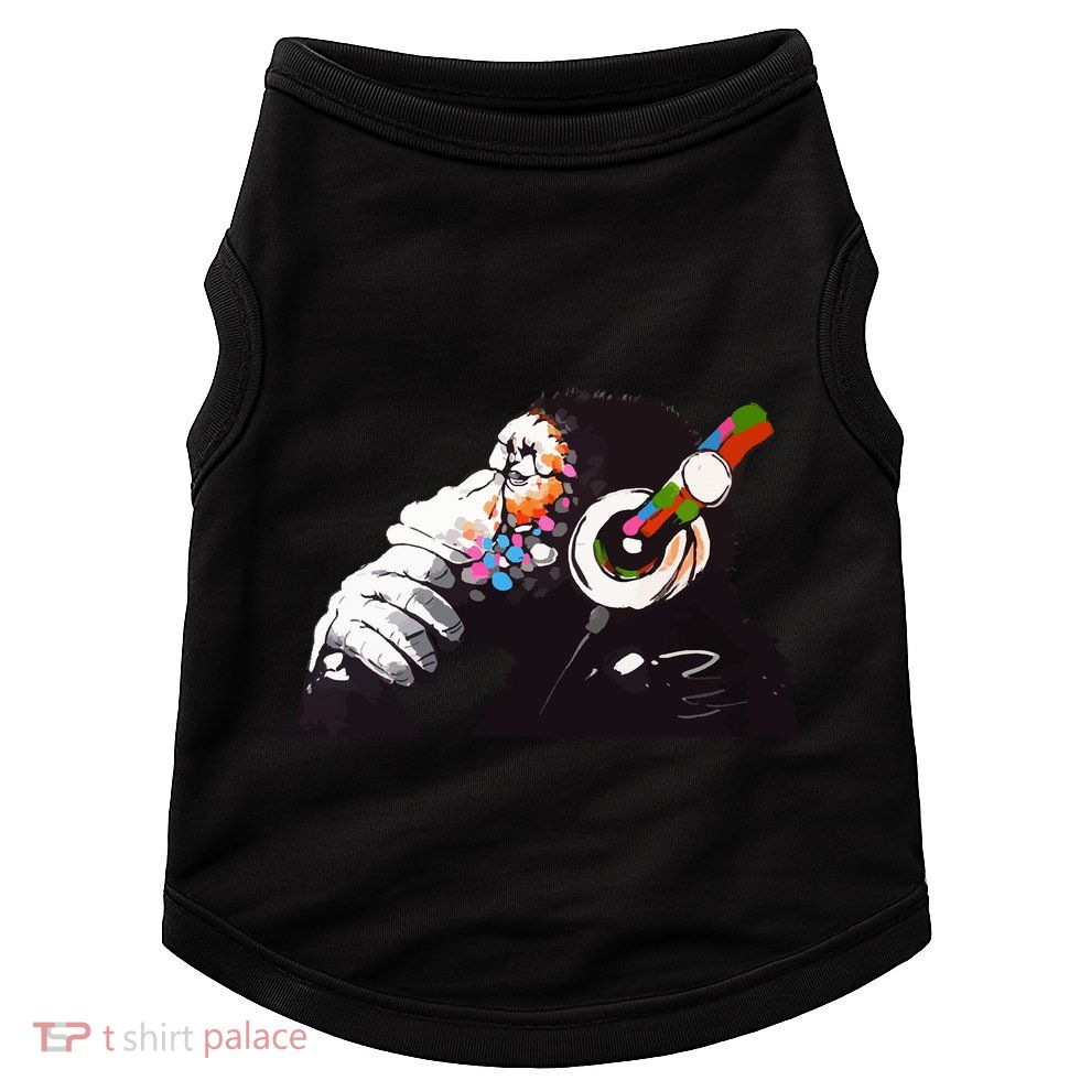 Dj Monkey Thinker Doggie Tank