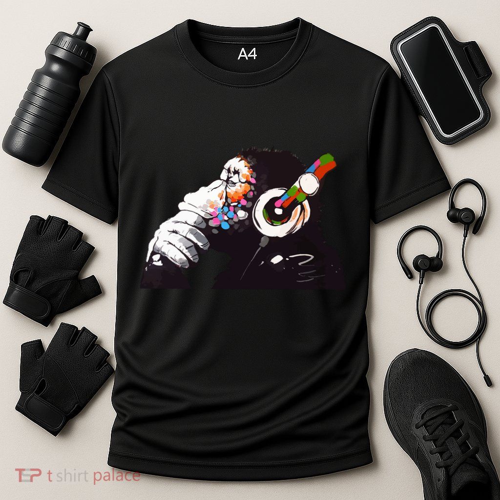 Dj Monkey Thinker Performance Shirt