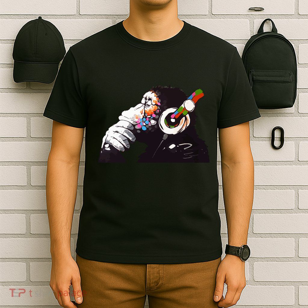 Dj Monkey Thinker T-Shirt