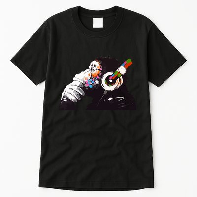 Dj Monkey Thinker Tall T-Shirt