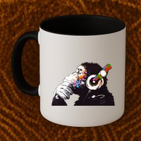 Dj Monkey Thinker Mug