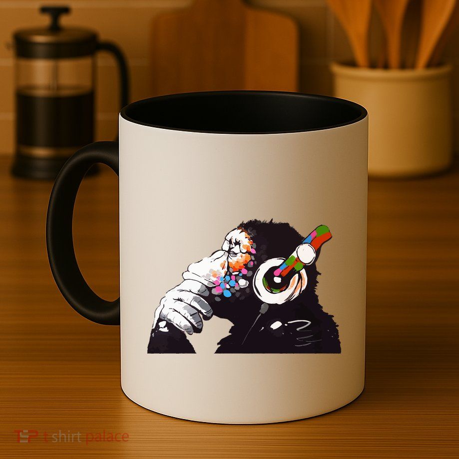 Dj Monkey Thinker Mug
