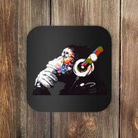 Dj Monkey Thinker Coaster