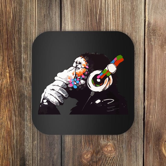 Dj Monkey Thinker Coaster