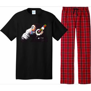 Dj Monkey Thinker Pajama Set