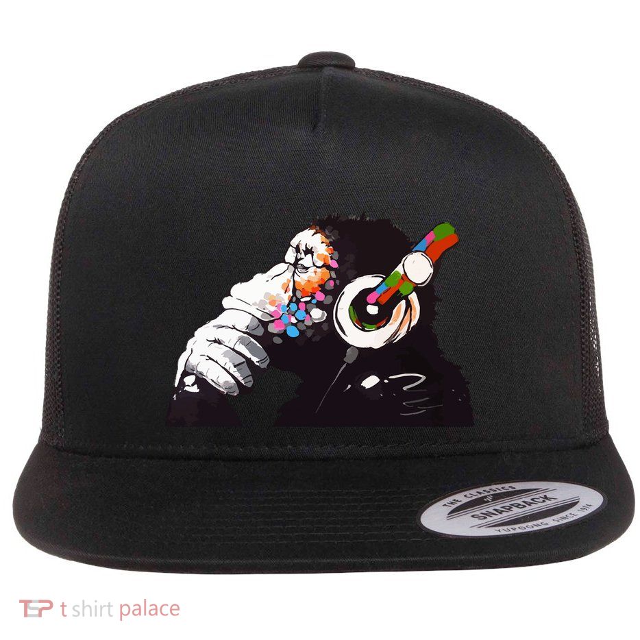 Dj Monkey Thinker Flatbill Hat