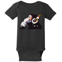 Dj Monkey Thinker Baby Bodysuit