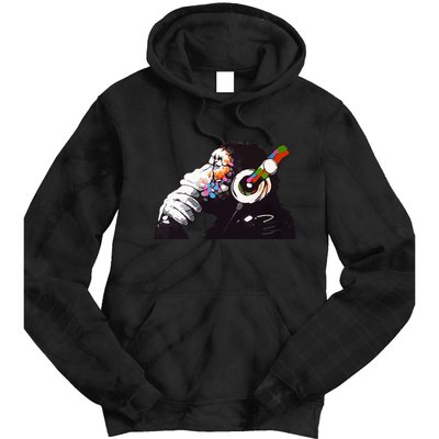 Dj Monkey Thinker Tie Dye Hoodie