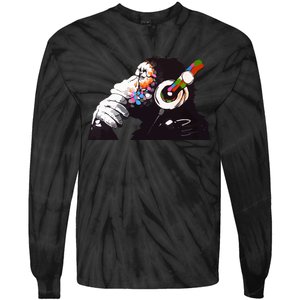 Dj Monkey Thinker Tie-Dye Long Sleeve Shirt