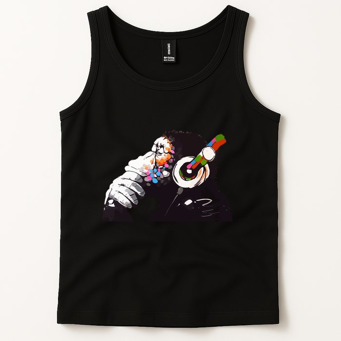 Dj Monkey Thinker Tank Top