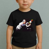 Dj Monkey Thinker Toddler T-Shirt