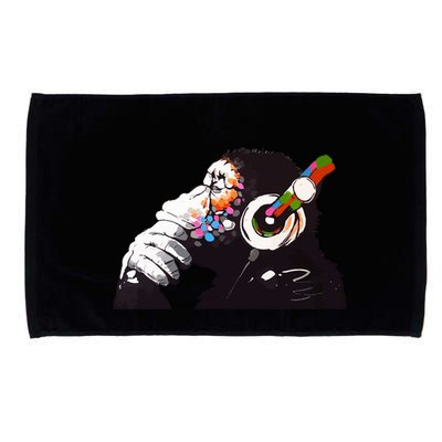 Dj Monkey Thinker Microfiber Hand Towel