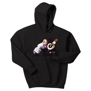 Dj Monkey Thinker Kids Hoodie